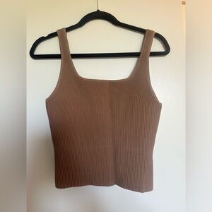 Babaton Aritzia Ribbed Top